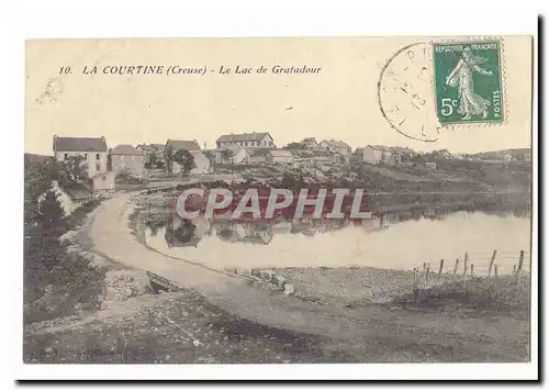 Creuse La Courtine Ansichtskarte AK Le lac de Gratadous