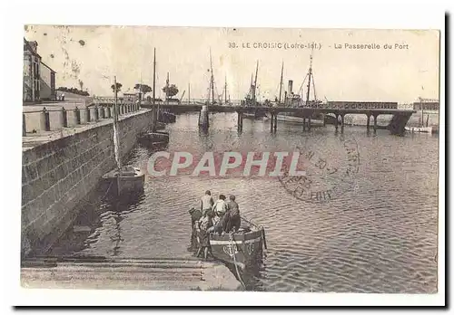 Le CRoisic Ansichtskarte AK La passerelle du port (animee)