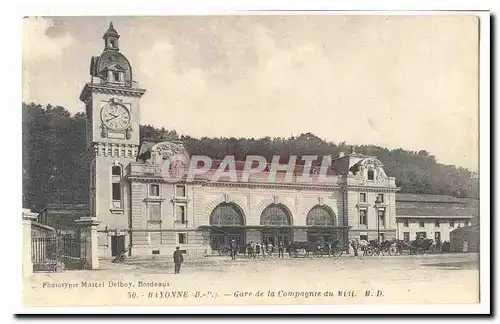 Bayonne Cartes postales Gare de la compagnie du Midi