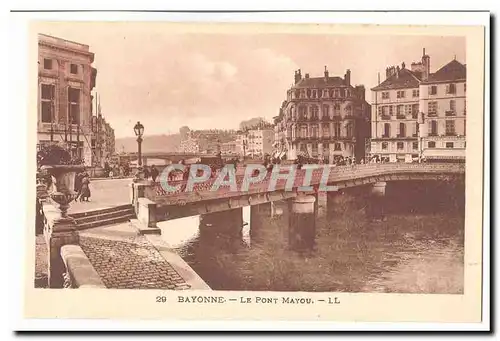 Bayonne Ansichtskarte AK Le pont Mayou