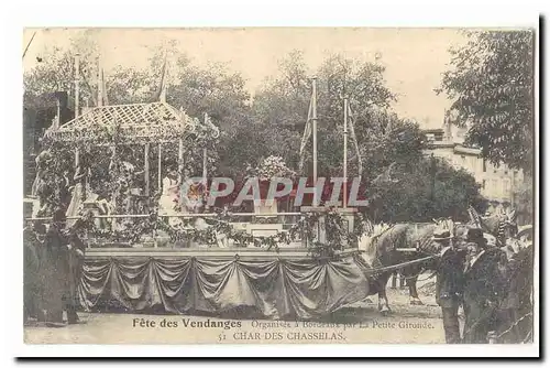 Bordeaux Cartes postales Fete des vendanges Organisee a Bordeaux par la petite Gironde Char des Chasselas TOP