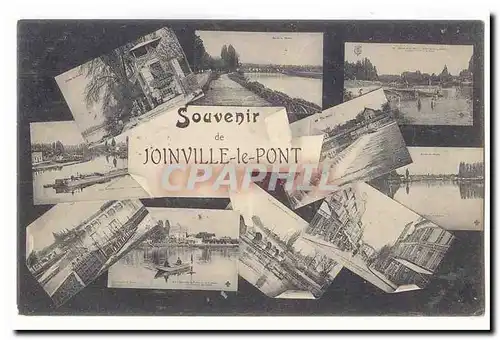 Joinville le pont Ansichtskarte AK Souvenir