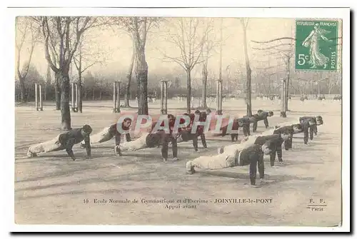 Joinville le Pont Cartes postales Ecole normale de gymnastique et d�escrime Appui avant