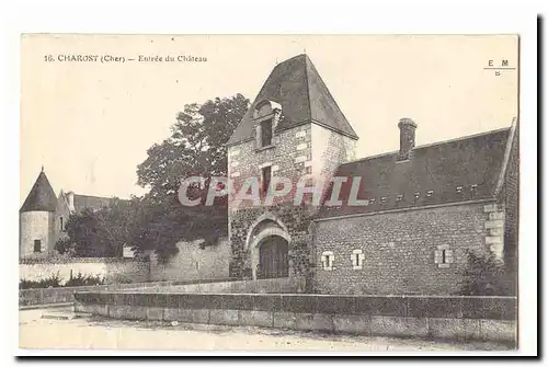 Charost Cartes postales Entree du chateau