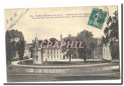 Chateau d&#39Eclimont Cartes postales Construit au 16eme siecle Propriete des Ducs de Larochefoucauld Vue d&#39e