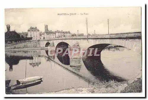 Mantes la Jolie Cartes postales Le pont