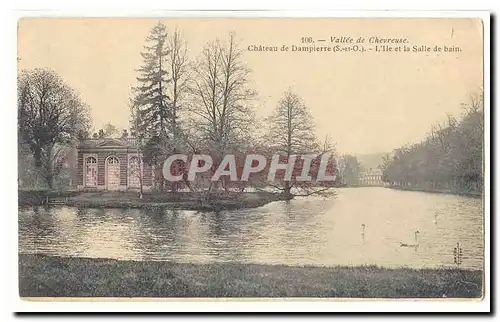 Ansichtskarte AK Vallee de Chevreuse Chateau de Dampierre L&#39ile et la salle de bain