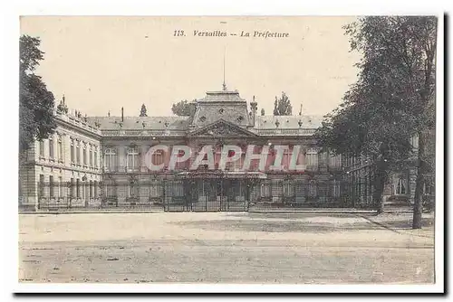 Versailles Cartes postales La prefecture