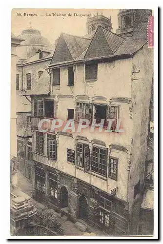 Rennes Cartes postales La Maison de Duguesclin