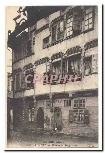 Rennes Cartes postales Maison de Duguesclin