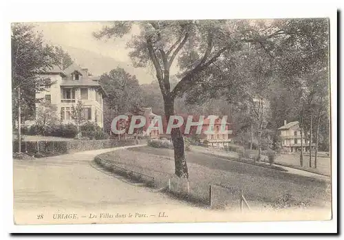 Uriage Cartes postales Les villas dans le parc