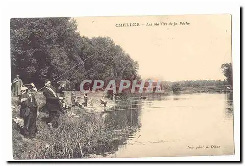 Chelles Cartes postales Les plaisirs de la peche