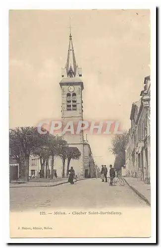 Melun Cartes postales Clocher Saint Barthelemy