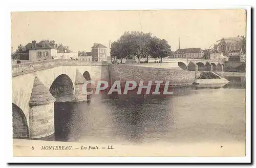 Montereau Cartes postales Les ponts