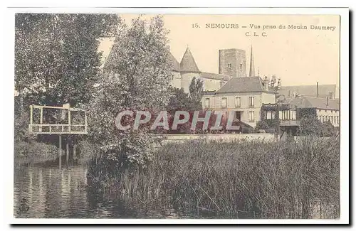 Nemours Cartes postales Vue prise du Moulin Daumery