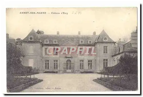 Annet sur MArne Cartes postales chateau d&#39Etry