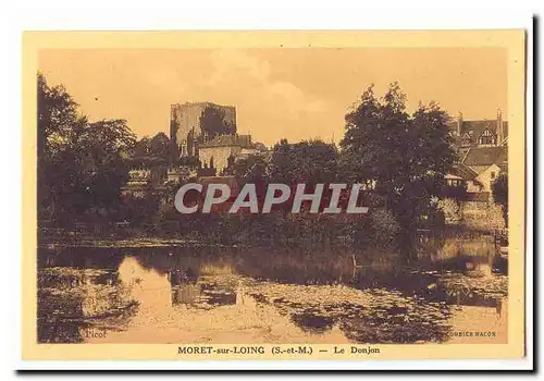 Moret sur Loing Cartes postales Le donjon