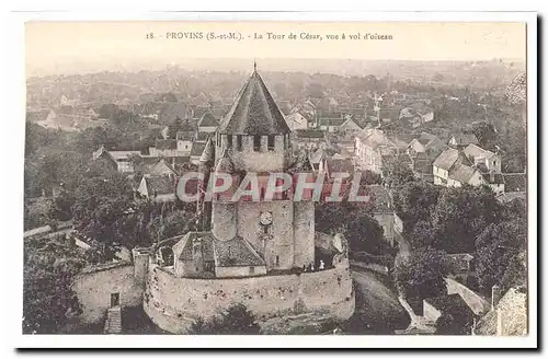 Provins Cartes postales La Tour de CEsar vue a vol d&#39oiseau