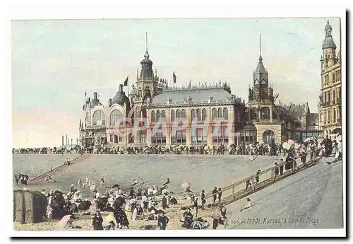 Ostende Cartes postales LE Kursaal (Le coin de la plage)