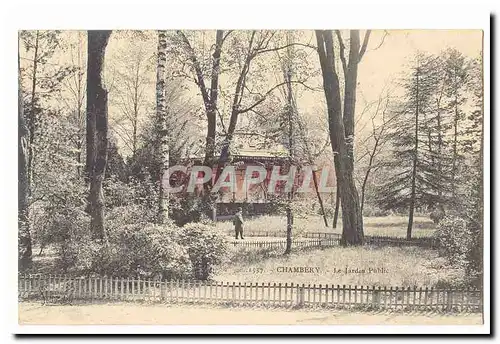 Chambery Ansichtskarte AK Le jardin public