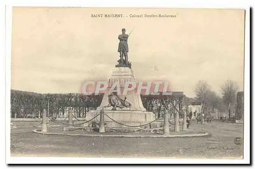 Saint MAixent Ansichtskarte AK Colonel Denfert Rochereau