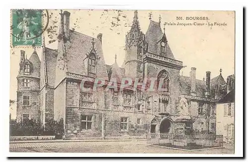 Bourges Cartes postales Palais Jacques Coeur La facade