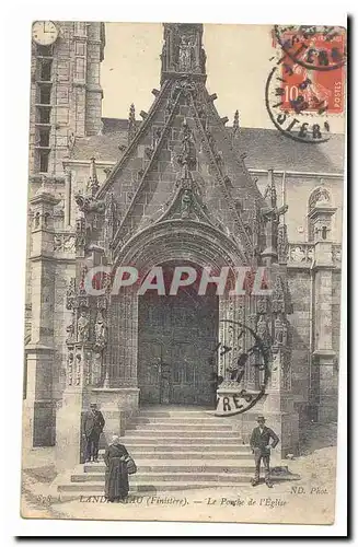 Landivisiau Cartes postales Le porche de l&#39eglise