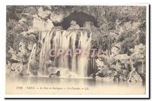 Paris Ansichtskarte AK Le Bois de Boulogne La cascade