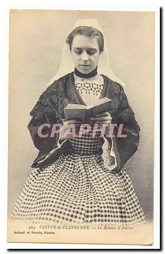 Cartes postales Coiffe de Pluvigner Le roman d'amour