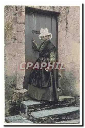 Les Ponts de Ce Cartes postales Costume du pays