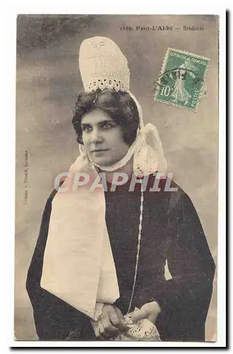 Pont L'abbe Cartes postales BRoderie