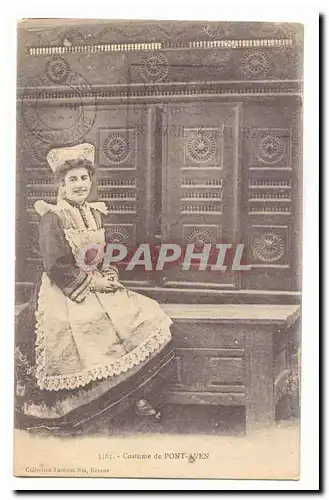 Cartes postales Costume de Pont Aven