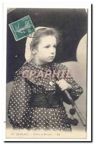 Morlaix Cartes postales Fillette de Morlaix