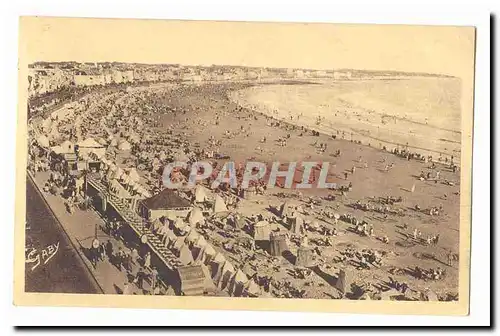 Les Sables d�Olonne Ansichtskarte AK Vue generale du Remblai et de la plage