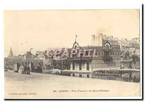 Amiens Cartes postales Port d'amont Le sport nautique
