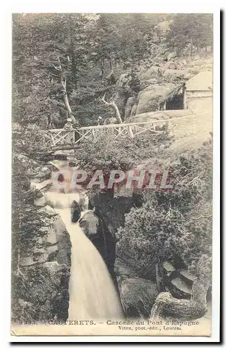 Cauterets Ansichtskarte AK Cascade du pont d&#39Espagne