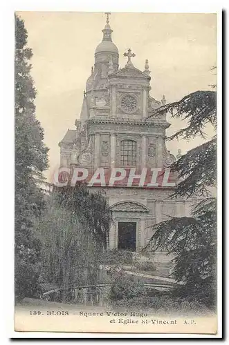 Blois Ansichtskarte AK Square Victor Hugo et eglise St Vincent