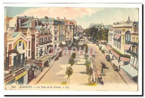 Biarritz Ansichtskarte AK La place de la Liberte