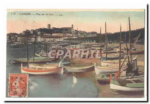 Cannes Cartes postales Vue sur le Port