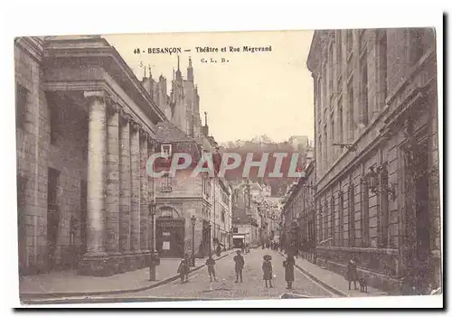 Besancon Cartes postales Theatre et Rue MEgevand