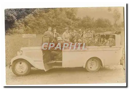 Carte photo Cartes postales Automobile geante Lourdes Gavarnie TOP