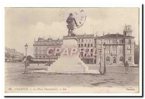 Valence Cartes postales La place Championnet