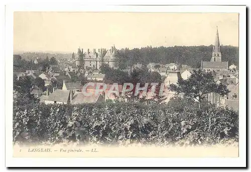 Langeais Cartes postales Vue generale