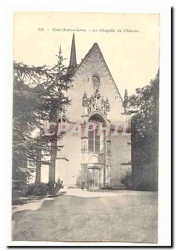 Usse Ansichtskarte AK la chapelle du chateau