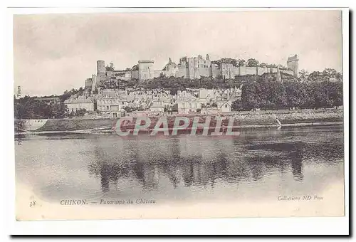 Chinon Cartes postales Panorama du chateau