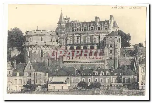 Amboise Cartes postales Le chateau