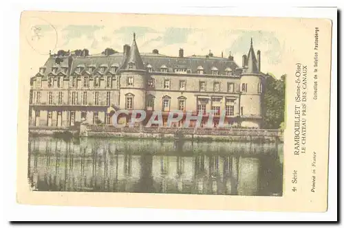 Rambouillet Cartes postales Le chateau pris des canaux