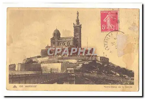 Marseille Cartes postales Notre Dame de la Garde