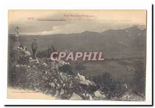 Bagneres de Bigorre Cartes postales Au sommet du Bedat Vue sur la vallee de Campan