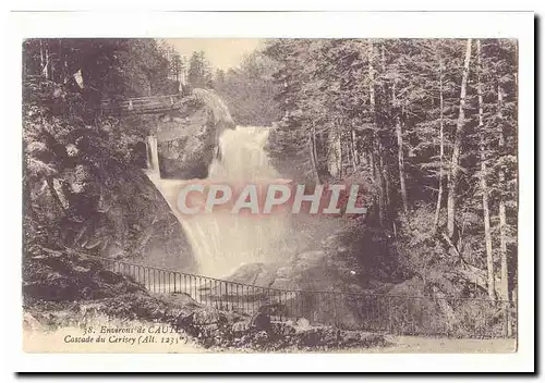 Environs de CAuterets Ansichtskarte AK Cascade du Cerisey